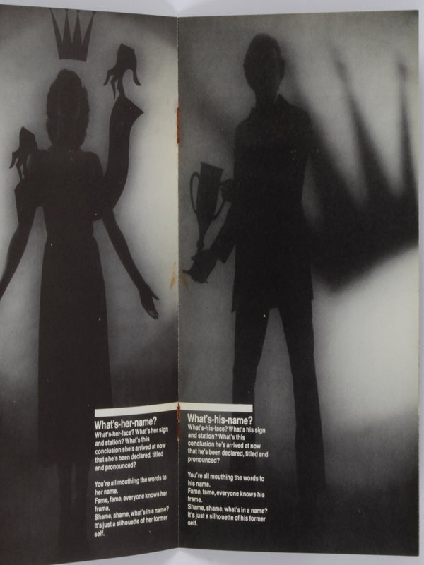 S/HE. (The 1984 Miss General Idea Pageant. No. 102).
