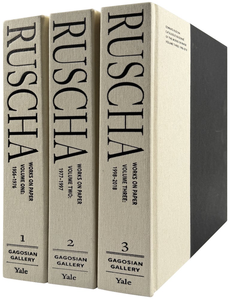 Item #32448 Catalogue Raisonn&eacute; of the Works on Paper (3 Vols). Ed Ruscha.