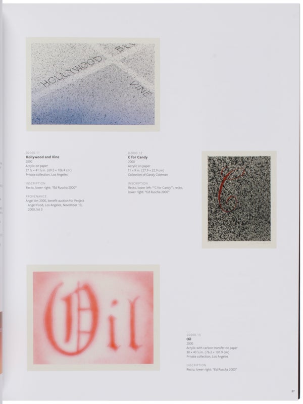 Catalogue Raisonné of the Works on Paper (3 Vols).