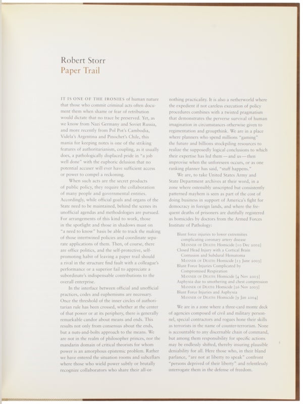 Jenny Holzer: Redaction Paintings (Signed).