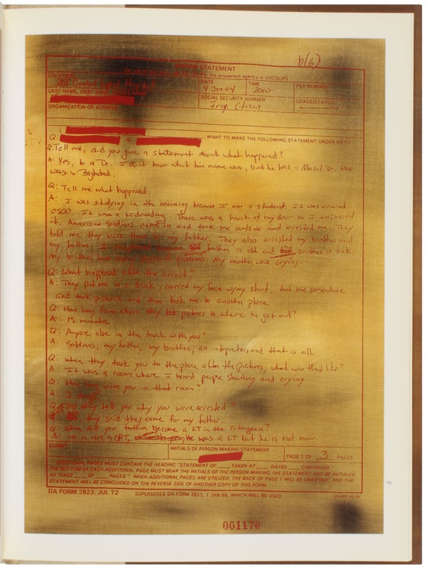 Jenny Holzer: Redaction Paintings (Signed).