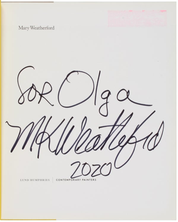 Mary Weatherford (Inscribed).