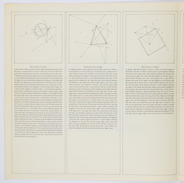 Wall Drawings & Structures: The Location of Six Geometric Figures / Variations of Incomplete Open Cubes.