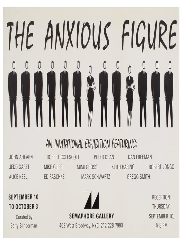 The Anxious Figure: An Invitational Exhibition... (Exhibition Poster