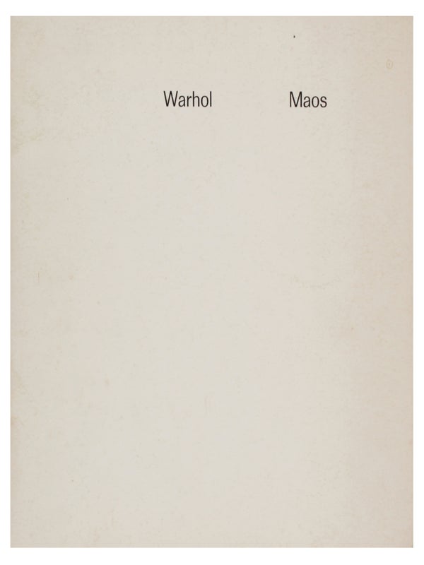 Warhol: Maos / Zehn Bildnisse von Mao Tse-Tung