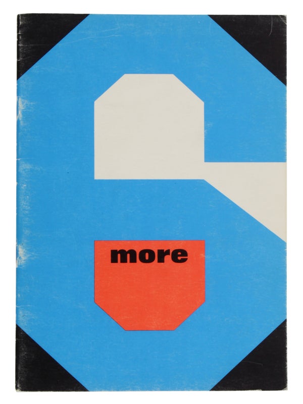 Item #32538 Six More. Lawrence Alloway, Wayne Thiebaud, Melvin Ramos, Ed Ruscha